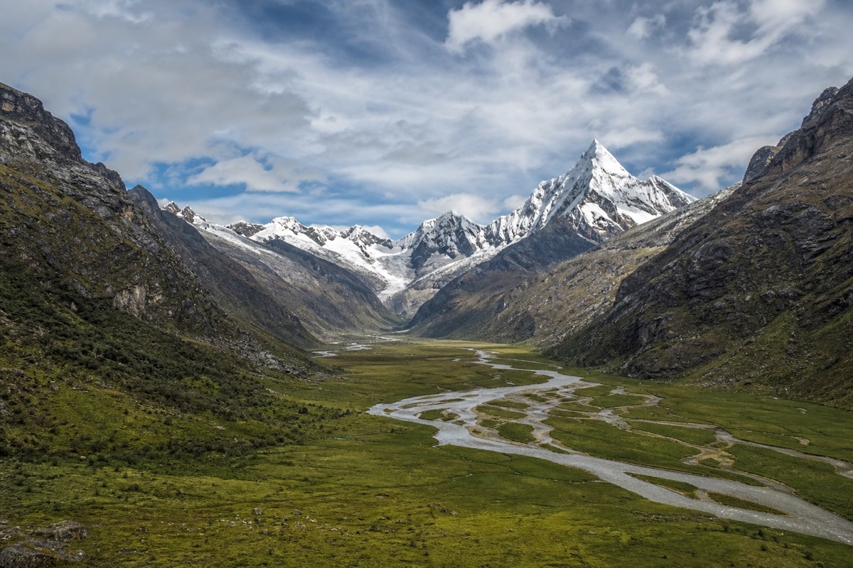The Cordillera Blanca near Huaraz